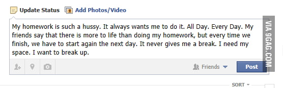 Taking a break picture