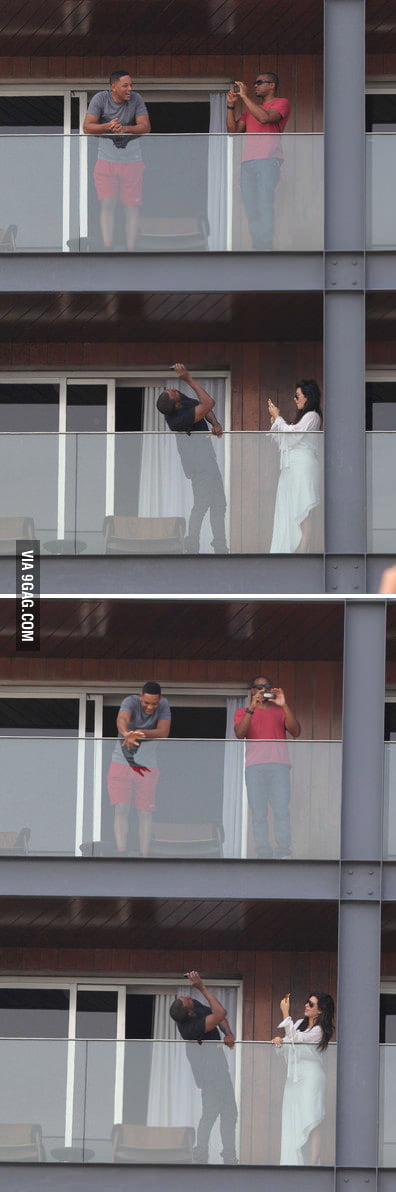 Kanye & Will Smith are staying the same hotel - 9GAG