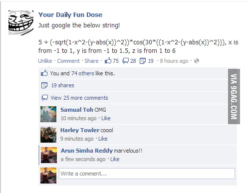 5 Sqrt 1 X 2 Y Abs X 2 Cos 30 1 X 2 Y Abs X 2 9gag 5 Sqrt 1 X 2 Y Abs X 2 Cos 30 1 X 2 Y Abs X 2 9gag