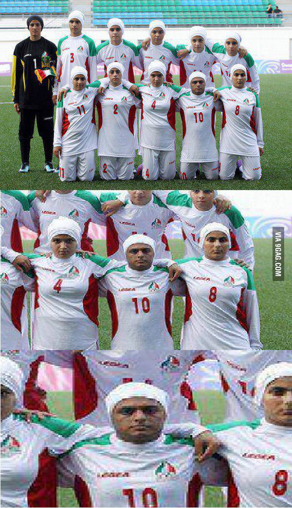 Iran Women Football Team 9gag