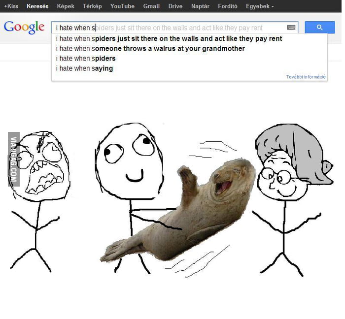 I Hate When Someone Throws A Walrus At Your Grandmother 9GAG
