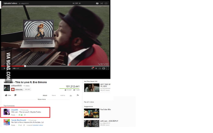Will.I.am feat Mozilla Firefox - 9GAG