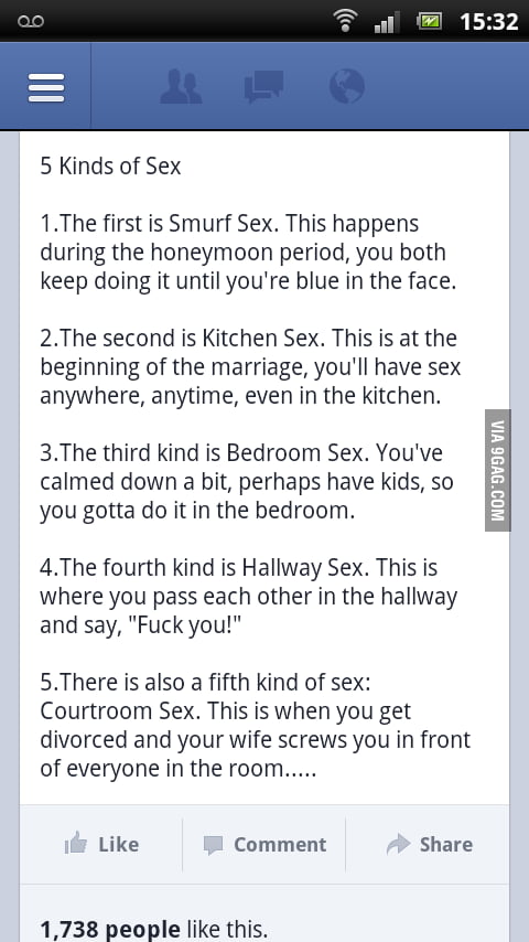 5 Kinds Of Sex 9gag 