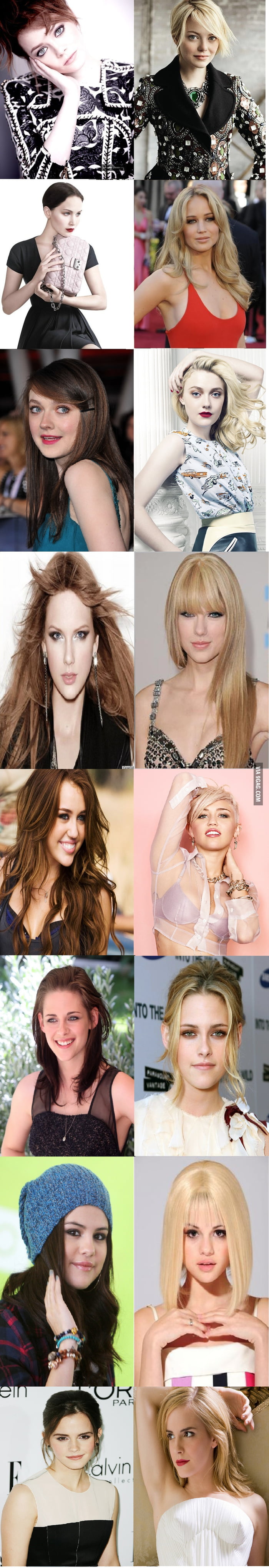 Brunettes Vs Blondes 9gag