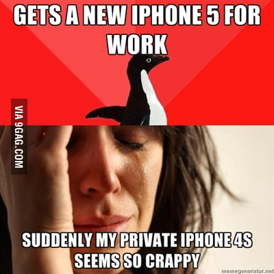 Socially Awesome First World Problem - 9GAG
