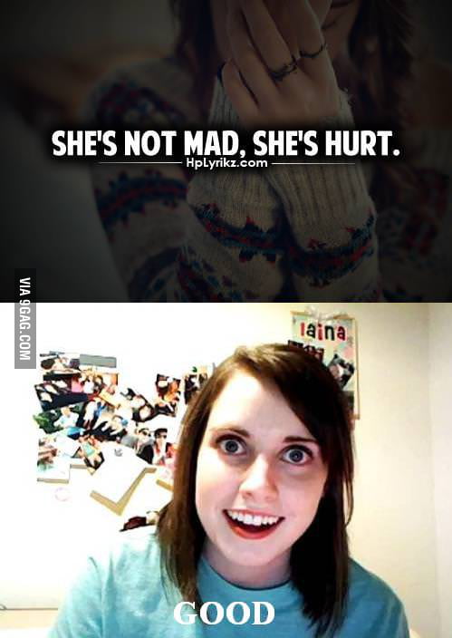 She's just hurt - 9GAG