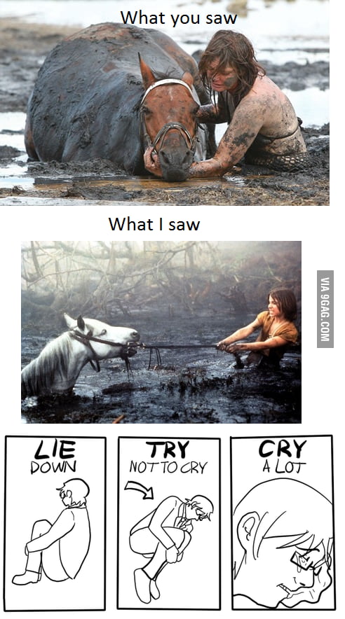 Atreyu and his horse, try not to cry - 9GAG