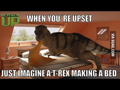 trex making bed