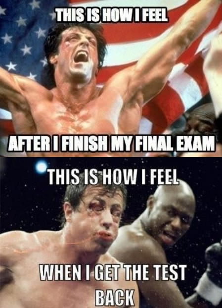 How I Feel After Final Exam 9GAG