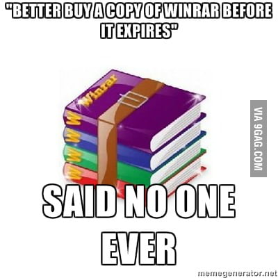 Buying WinRar - 9GAG