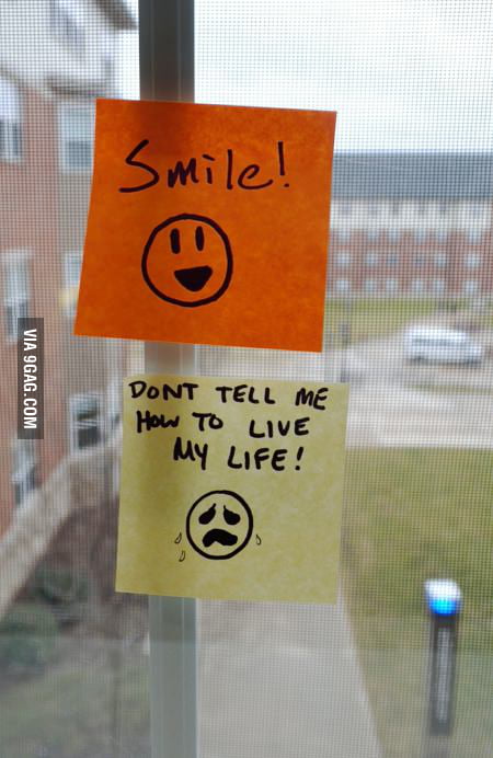 Troll Note Post-it note trolling - 9GAG