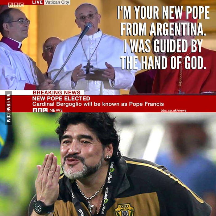 Maradona strikes again! - 9GAG