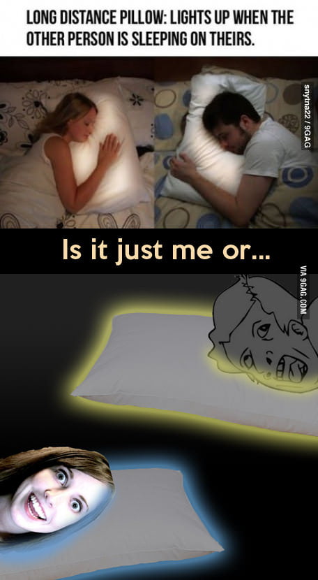 Genius Light Up Pillow For The Overly Attached Couple 9gag