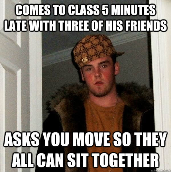 Met this asshole during a test today - 9GAG