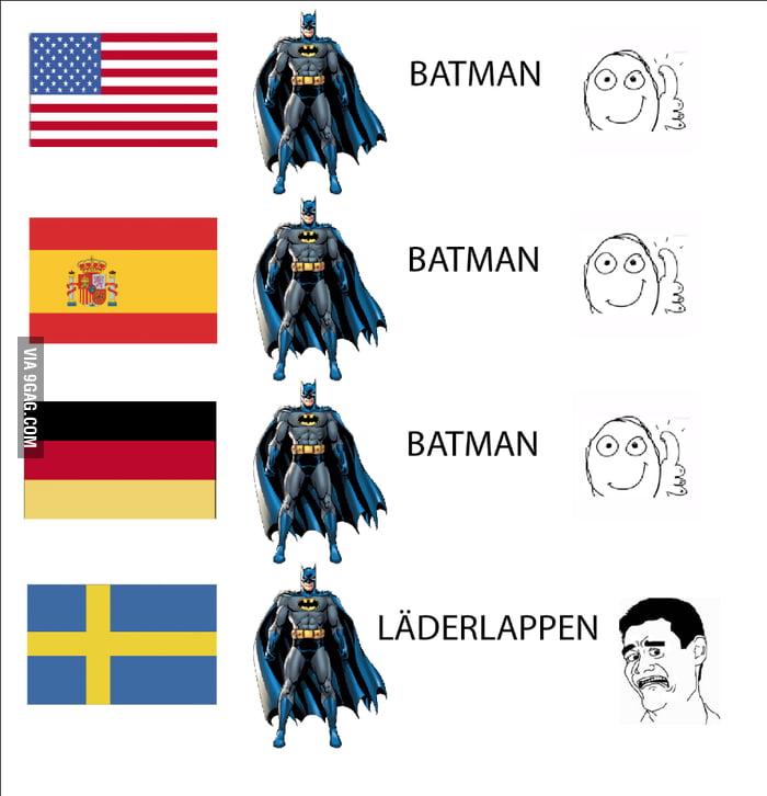 Batman in Sweden - 9GAG