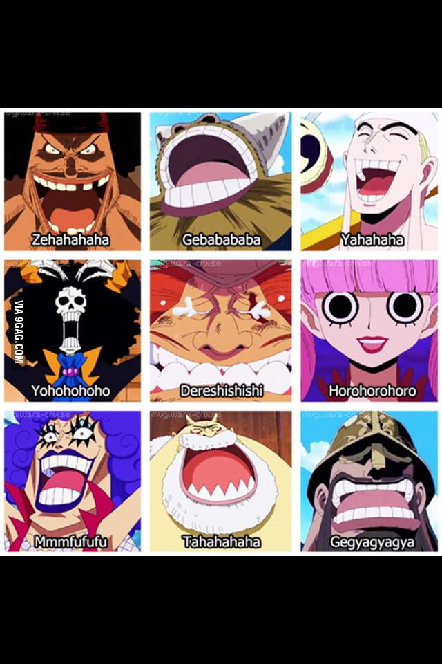 One piece laughs 9GAG