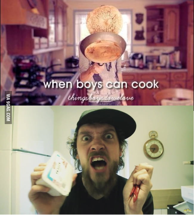 When boys can cook... - 9GAG