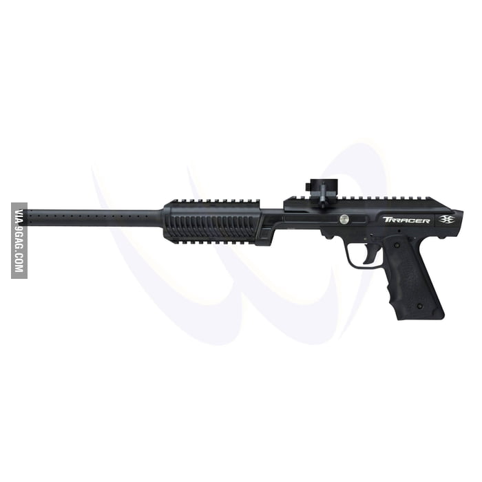 Empire Trracer Tactical Pump Paintball Marker Gun Black 9GAG