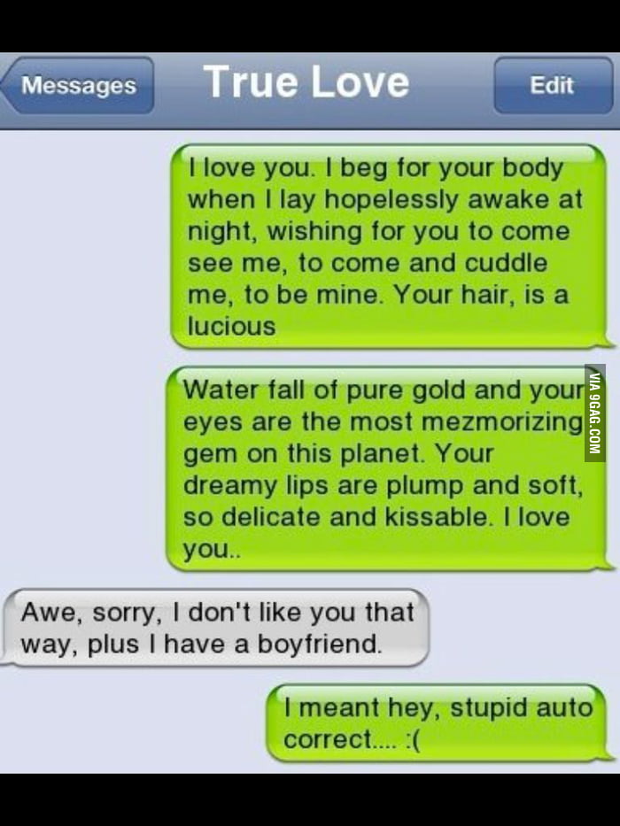 Dam auto correct 9GAG