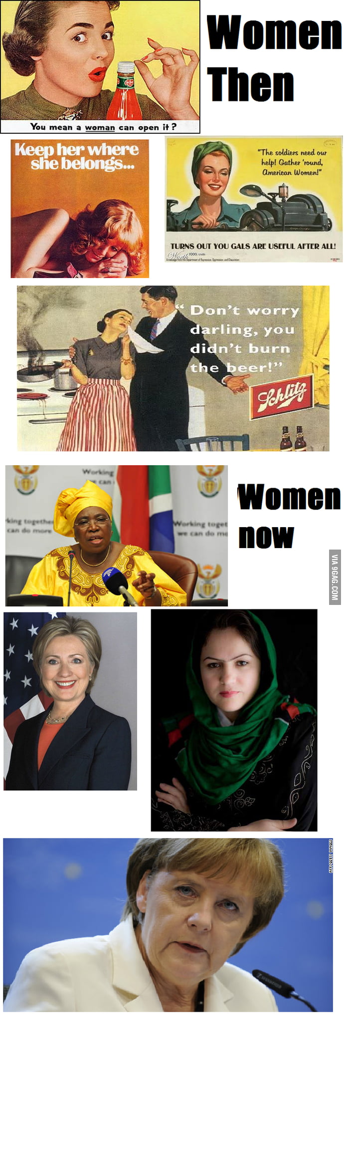 Embrace modernity and the loosening of gender stereotyping - 9GAG