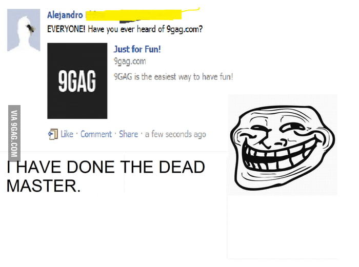 MY VERY FIRST 9GAG POST - 9GAG