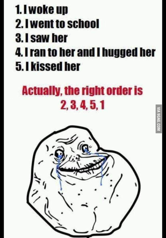 Forever Alone Level Dream - 9GAG