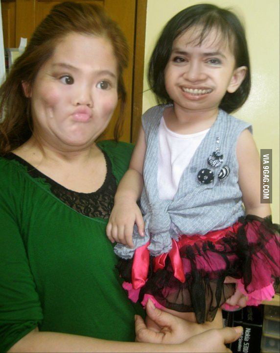 Epic face swap of grand mother and child. - 9GAG