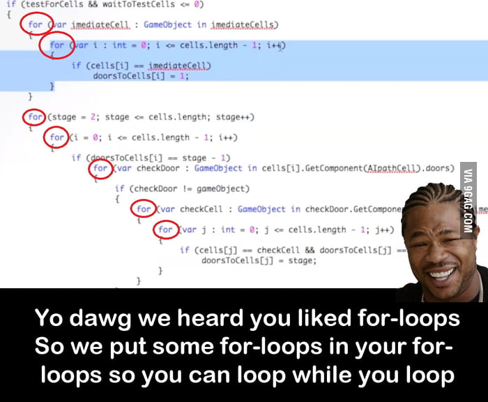 We put a loop in your loop... 9GAG