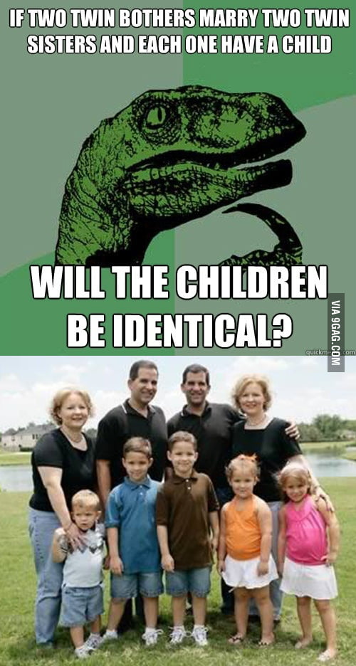 A Question About Twins [fixed] 9gag