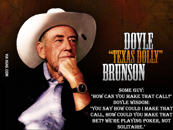 doyle brunson poker wisdom of a champion