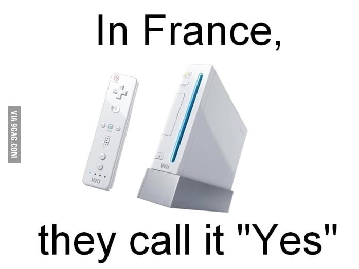 The Wii in French 9GAG