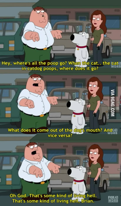 Family Guy on Catdog - 9GAG