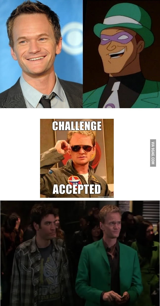 Neil Patrick Harris should play The Riddler [fixed] - 9GAG