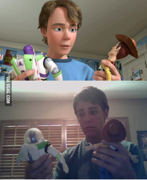 Real life toy story - 9GAG