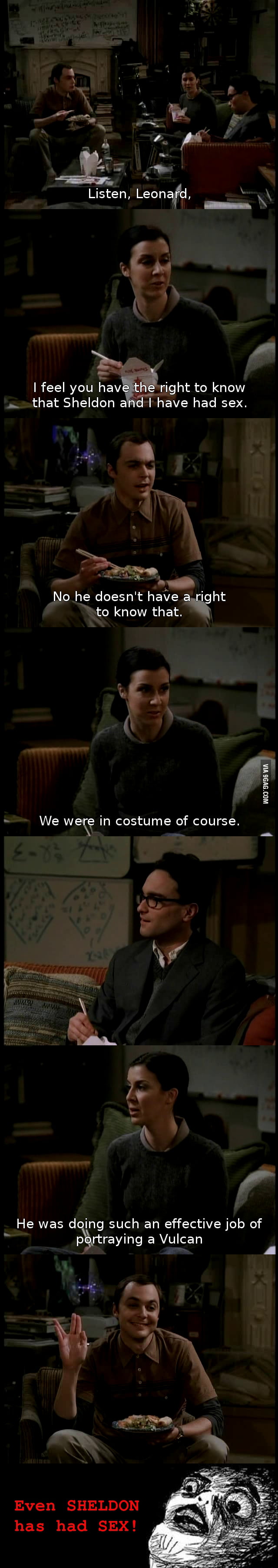 SHELDON had SEX in the UNAIRED Pilot of The Big Bang Theory - 9GAG