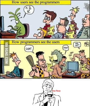 Programmers and Users - 9GAG
