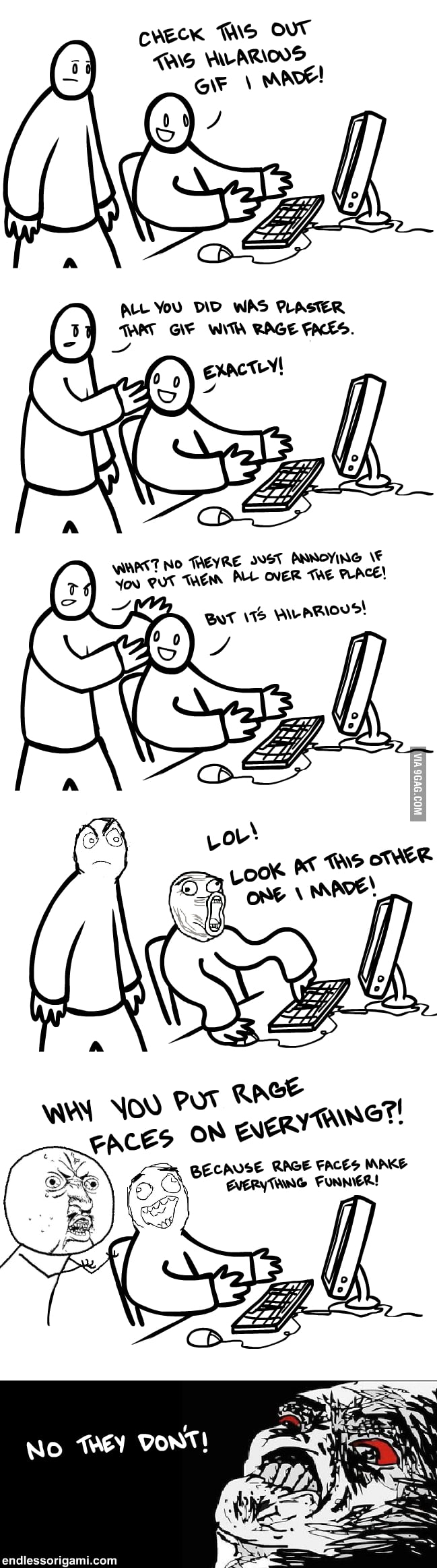Rage faces make everything funnier - 9GAG