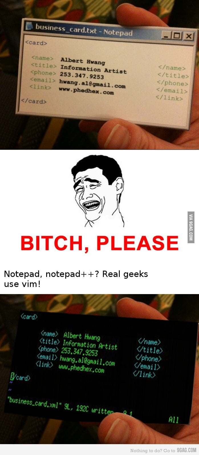 Notepad? - 9GAG