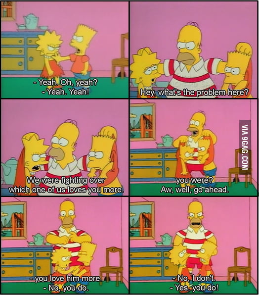 Troll Bart & Lisa - 9GAG