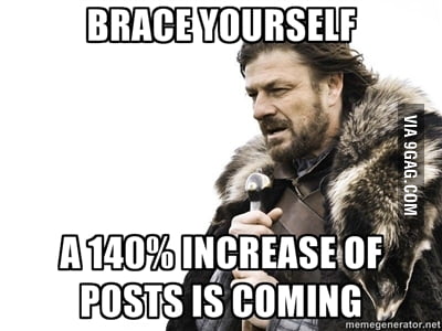 Post increase - 9GAG
