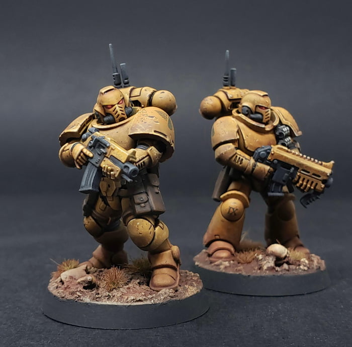 Blood Angels Intercessor (2 of 5), Bantax Campaign armor colors ...