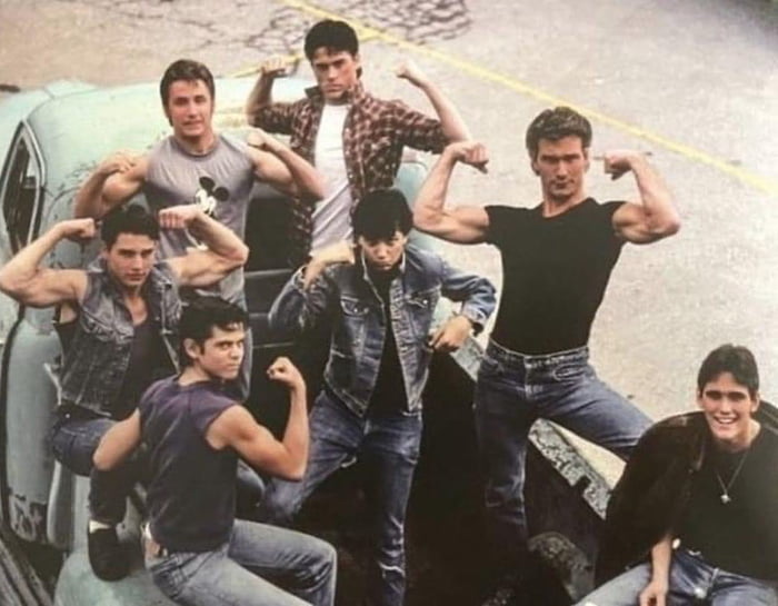 Tom Cruise, Emilio Estevez, Rob Lowe, Ralph Macchio, Patrick Swayze, C