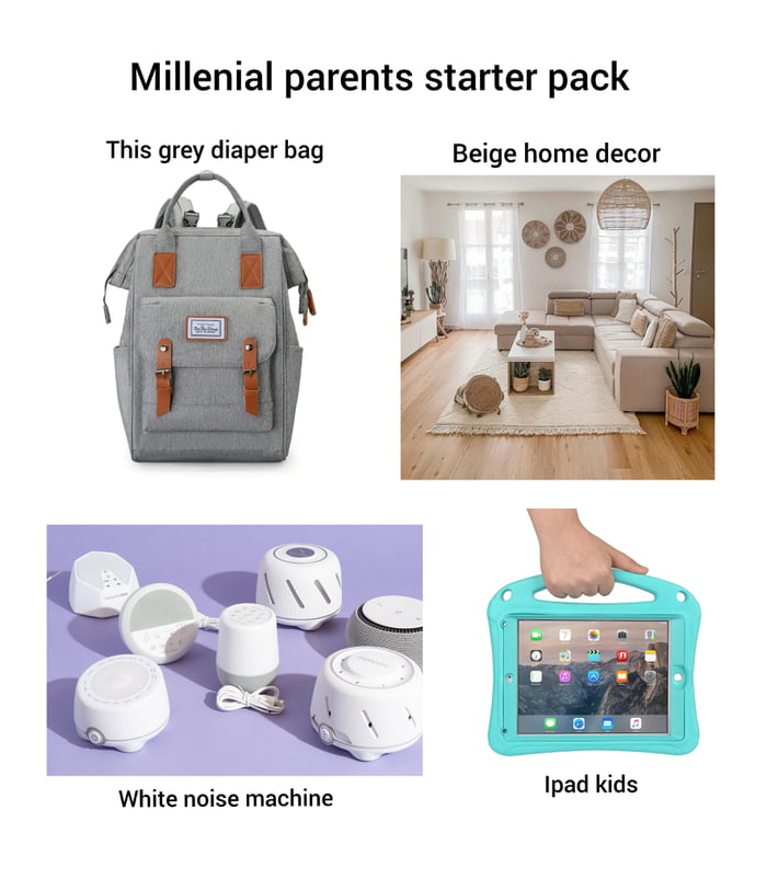 Millenial Parents Starter Pack - 9GAG