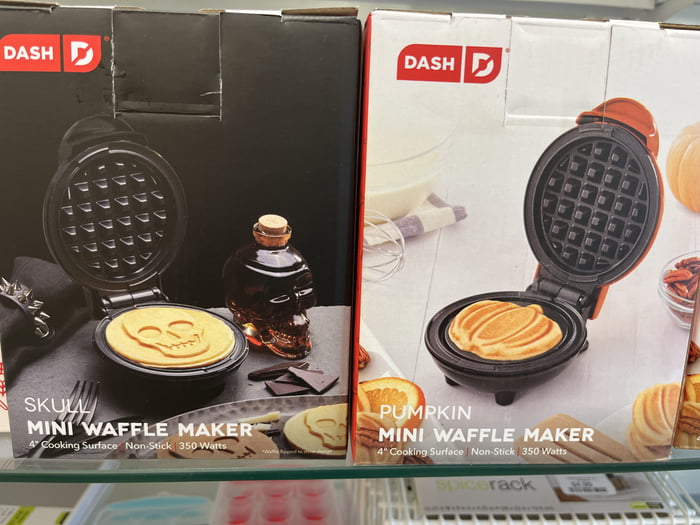 If they didn’t have the waffle maker for the picture, how did they make