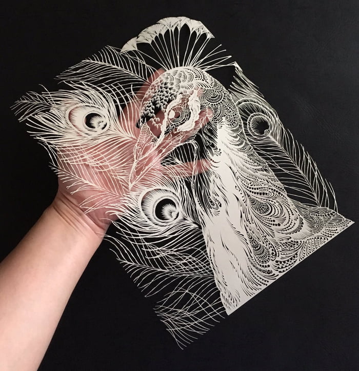 Kirie is the ancient art of crafting hyperdetailed creatures from