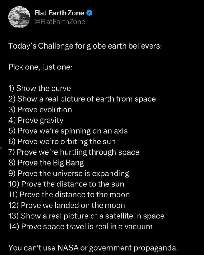 “Prove me wrong, but don’t use reliable sources that prove me wrong” 9GAG