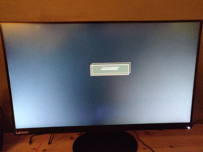 New monitor stuck in 