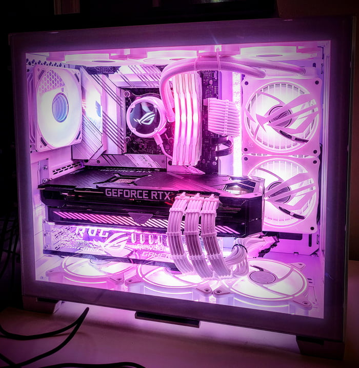 Asus Rog Backround Pink Pink Asus ROG Strix Build - 9GAG