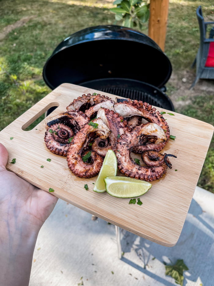 Spicy Marinated Grilled Octopus 9gag