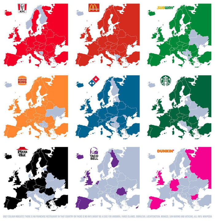 American Fast Food Chains In Europe 9GAG
